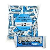 Cookies & Creme Fangs Chocolate - 1.5 Pounds Approx. 50 Pieces - Individually Wrapped Bulk Chocolate Candy - Perfect Treats for Kids