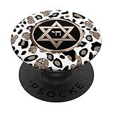 Israel Star of David L Chaim Maguen David Chai Judaism Women PopSockets PopGrip: Swappable Grip for Phones & Tablets