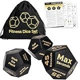 Covelico Exercise Dice for Workouts, Fitness Gifts and Exercise Gifts for Men, Women, Teens and Kids, Fun Fitness Dice for Exercise - Solo, Family or Group, Workout Dice for Exercise for Adults