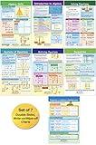 NewPath Learning Algebra Skills Bulletin Board Charts, Set/7 - Laminated, Double-Sided, Full-Color, 12" x 18" (93-6505)