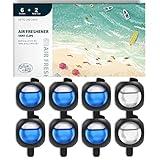 DRIVEJOY Car Air Freshener Vent Clips, 8 PK, 6 Ocean, 2 New Car Scent, Car Fresheners for Men Women, Up to 240 Days, Long Lasting Air Freshener for Car, Odor Eliminator