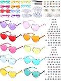 Saysurey 20 Pairs DIY Sunglasses in My Era Popular Singer Party Favors Friendship Sunglasses for Girls Women