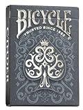 Bicycle Cinder Premium Playing Cards, Silver Smoke Foil, 1 Deck