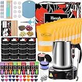 Complete Candle Making Kit With Wax Melter, Candle Making Supplies, Diy Arts&Crafts Kits Gift For Adults,Beginners,Including Soy Wax,Electric Stove,Wicks,Rich Scents,Rubber Pads,Wick Clips,Spoon, Etc.