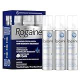 Men's Rogaine 5% Minoxidil Foam for Hair Loss and Hair Regrowth, Topical Treatment for Thinning Hair, 3-Month Supply, 2.11 Ounce, 3 Count (Pack of 1)