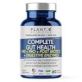 4-in-1 Prebiotic Probiotic & Postbiotic for Women & Men, Complete Gut & Digestive Support Supplement, Pre Post Probiotics & Digestive Enzymes 60 Capsules