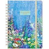 2025 Planner - 2025 Planner Weekly and Monthly, JAN. 2025 - DEC. 2025, 6.4" x 8.5", Calendar 2025 Planner with Monthly Tabs, Sturdy Cover, Premium Paper, Back Pocket, Strong Twin-wire Binding