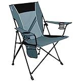 Kijaro Portable Camping Chairs - Enjoy the Outdoors with a Versatile Folding Sports Chair for Outdoor & Lawn - Dual Lock Feature Locks Position – Hallet Peak Gray