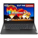 Lenovo V15 Business Laptop Computer, 15.6" FHD Display, Intel Dual-Core CPU, 32GB DDR4 RAM, 1TB PCIe SSD, WiFi 6, Bluetooth 5.2, RJ-45, Type-C, HDMI, Numeric Keypad, Black, Windows 11 Pro, Tichang