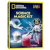 NATIONAL GEOGRAPHIC Magic Chemistry Set - Science Kit for Kids with 10 Amazing Magic Tricks, STEM Projects and Science Experiments, Science Toys, Great Gift for Boys and Girls 8-12 (Amazon Exclusive)