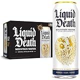 Liquid Death, Still Mountain Water, 8-Pack (King Size 19.2oz Cans), Real Mountain Source