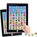 Kids Learning Pad Fun Kids Tablet Touch and Learn Phone Learning Games Early Child Development Toy for Number Learning, Learning ABCs, Spelling, Animal Game Melodies Educational Toy