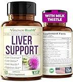 Liver Cleanse Detox & Repair Milk Thistle Supplement. Liver Support with Choline, Artichoke Extract, Chicory & Dandelion Root Supplement. Milk Thistle Liver Detox & Liver Cleanse. 60 Liver Health Caps