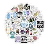 100Pcs Funny Healthcare Stickers for Water Bottle and Laptop - Healthcare Worker Accessories Party Favors & Decorations, Waterproof Vinyl Decals, Medical, Doctor, Nurse Stickers