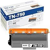 TN750 Toner Cartridge Replacement for Brother TN-750 TN720 TN-720 High Yield Toner Cartridge Compatible with HL-5450DN HL-5470DW HL-6180DW MFC-8710DW MFC-8910DW MFC-8950DW Printer (Black, 1-Pack)