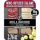 Hillshire® Snacking Small Plates, Wine-Infused Salame with White Cheddar Cheese, 2.76 oz.