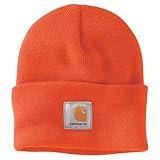 Carhartt Men's Knit Cuffed Beanie, Bright Orange, One Size