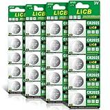 LiCB CR2025 Battery,CR2025 Lithium Batteries,3 Volt Coin & Button Cell (20-Pack)