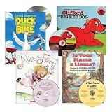 Kaplan Early Learning Read-Aloud Books and CDs - Set of 4 Colorful Children's Books