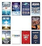 Gospel Tracts Assortment (Top Ten Titles - 100 Assorted Tracts - NKJV)