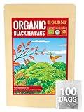 GLDNT Organic Black Tea Bags, Natural Organic Black Tea, Smooth & Mellow Flavor, Caffeinated, Hot & Iced Tea, 100 Count