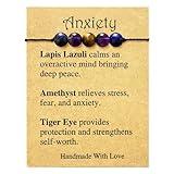 yfstyle Healing Spiritual Crystal Bracelets Anxiety Relief Bracelets Empath Protection Bracelet for Women Men Jewelry Gifts-Anxiety