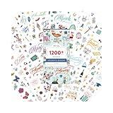 Blue Sky Holidays & Seasons 1200+ Sticker Pack, Planner and Calendar Pack, 4.49” x 9.06”, Full Color, 24 Sheets
