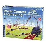 Thames & Kosmos Roller Coaster Engineering STEM Kit | Design, Build, Experiment w/ Working Roller Coaster Models | Explore Physics, Forces, Motion, Energy, Velocity & More | Solve Building Challenges