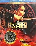 The Hunger Games Complete 4 Film Collection (Blu-ray+Digital) + Collectable Pendant