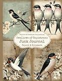 Swallows of Capistrano Junk Journal Cut Out Book - Junk Journal Pages & Ephemera Scrapbooking, Collage, Mixed Media and Crafting Over 30 Pages
