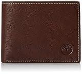 Timberland Men's Blix Slimfold Leather Wallet, Brown, One Size