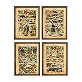 Vintage Adolphe Millot Animal Mammals Reptiles Chart Illustration Art Print Set for Biology Classroom Display, Natural History Inspiration, Home Office Wildlife Accent, Study Desk Reference, Dorm Science Boost, Med Student Surprises, Aspiring Biologist Tokens, Teacher Enrichment Gifts, Scientist Honors, Parent Discovery Milestones, Birthday Fauna Presents, Graduation Species Markers, Festival Biodiversity Souvenirs, Mentorship Tokens - 8x10 Unframed Print Set"] / Amazon ["Framed Breastfeeding Watercolor Art Print Maternity Pregnancy Baby and Mom Pregnant Woman Gynecology Pregnancy Stages Baby Shower Poster Medical Doctor Office Clinic Wall Home Decor Poster Gift