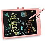 KOKODI LCD Writing Tablet, 10 Inch Colorful Toddler Doodle Board Drawing Tablet, Erasable Reusable Electronic Drawing Pads, Educational and Learning Toy for 3-6 Years Old Boy and Girls