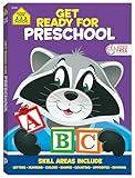 School Zone Get Ready for Preschool Workbook: Kids Learning Book, Early Reading, Math, Letters, Numbers, Colors, Shapes, Opposites, Counting, Rhyming, and More