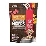 Instinct Raw Boost Mixers Freeze Dried Dog Food Toppers For Dry Food, Grain Free Dog Food Toppers with Beef For Dogs, 14 oz