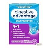 Digestive Advantage Probiotics For Digestive Health, Daily Probiotics For Women & Men, Supports Gut Health, Occasional Bloating & Diarrhea, Minor Abdominal Discomfort, & Immune Support, 30ct Capsules