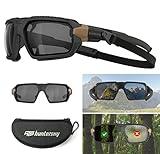 HTS HUNTERSKY Q37 Protective Gear Powersports Motorcycle anti fog Polarized riding Goggles eyewear padded sunglasses for men, hunting Shooting Airsoft Skydiving Dustproof Windproof