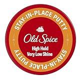 Old Spice Stay-In-Place Hair Styling Putty for Men, High Hold with Very Low Shine, 2.22 oz