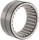 Koyo HJ-283716 Needle Roller Bearing, Heavy Duty, HJ Type, Open, Oil Hole, Steel Cage, Inch, 1-3/4" ID, 2-5/16" OD, 1" Width, 9900rpm Maximum Rotational Speed, 18200lbf Static Load Capacity, 11200lbf Dynamic Load Capacity