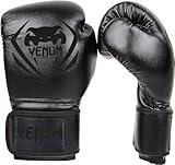 Venum Unisex Adult Contender Boxing Gloves - Black/Black 14-Ounce, Black/Black, 14 Oz US