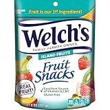 Welch's Fruit Snacks, Island Fruits Snack Pack, Gluten Free, 8oz Snack Pack (Pack of 1)