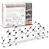 V Generations Bridges & Buildings STEM Kit - 250-Pcs Learning STEM Kit - Structural Engineering Toys for Kids Ages 8-12 - Build 15 Models - Educational Construction Toys