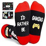 Gamer Gifts Teen Boys - Funny Gamer Socks for 10-12 Years Old Kids, Gaming Gamer Socks Video Game Socks, Christmas Gitfs for Kids