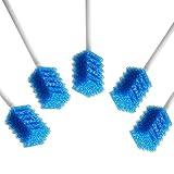 MUNKCARE Oral Care Swabs Disposable- Blue 100 Counts