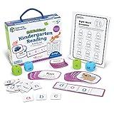 Learning Resources Skill Builders! Kindergarten Reading Activity Set -Learning Essential Materials, Reading Activities for Kids, Homeschool Supplies,Back to School, Ages 5+,122 Pieces