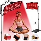 Red Light Therapy for Face and Body, 10-in-1 Multifunction Red Light Therapy Lamp with Stand, 660nm Red Light & 850nm Near Infrared Light Therapy Device with Red Light Therapy Belt and Stand