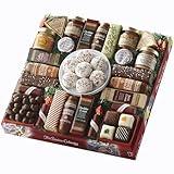 The Swiss Colony 27 Favorites Food Gift Set, Summer Sausage Meats and Cheeses, Assorted Chocolates, Candies, Petits Fours, Gift Basket, Cheese & Charcuterie Gifts, Cheese for Charcuterie Board, Holiday, Christmas, Thank You Gifts, Adults, Women, Men - Holiday Red Box