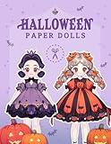 Halloween Paper Dolls: Cut & Dress up| Fashion Paper Dolls| Activity Book For Kids