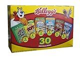 Kellogg's Cereal Jumbo Assortment Pack, 32.7 oz, 30 Mini Boxes