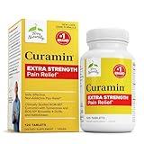 Terry Naturally Curamin Extra Strength - 120 Tablets - Non-Addictive Pain Relief Supplement with Curcumin, Boswellia, DLPA & Nattokinase - Non-GMO, Vegan - 40 Servings